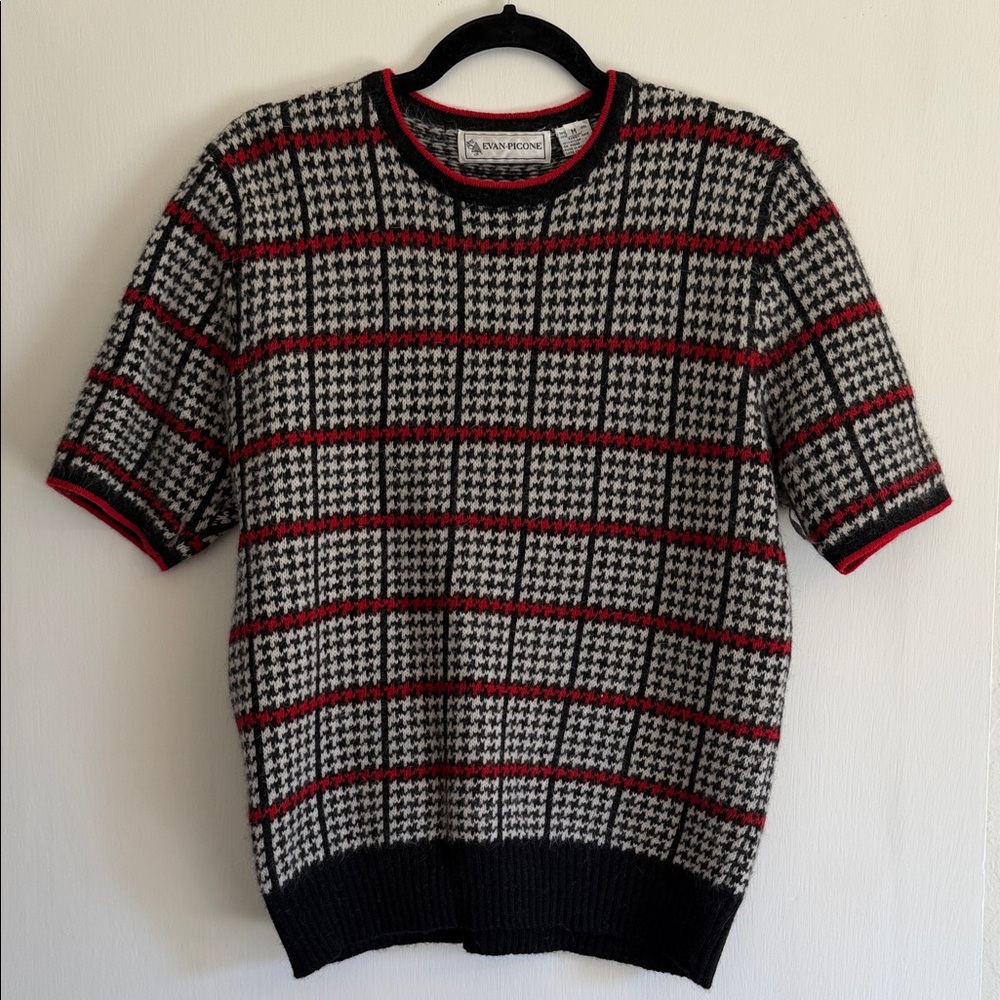 Evan Picone Angora Crewneck Sweater